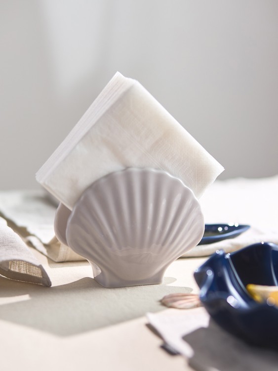 Салфетница pearl серого цвета из коллекции sea treasures (78792)