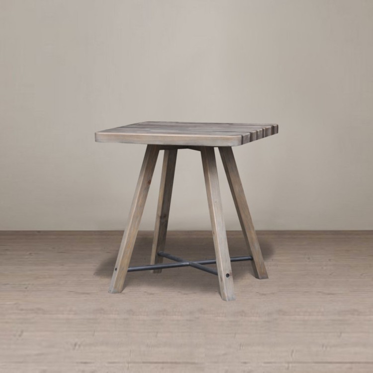Стол Ресто SE-10015-OAK-OP6, дерево, металл, Brown, ROOMERS FURNITURE