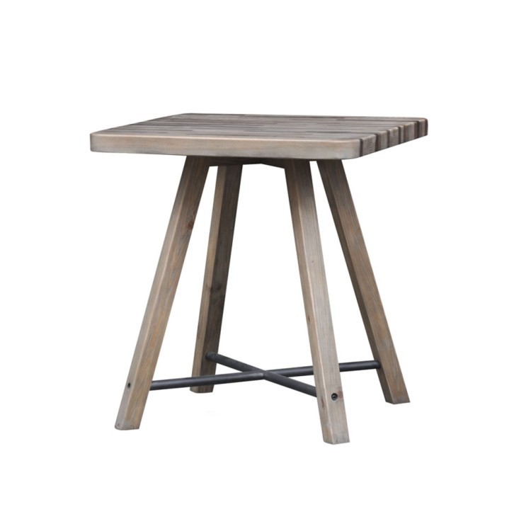 Стол Ресто SE-10015-OAK-OP6, дерево, металл, Brown, ROOMERS FURNITURE