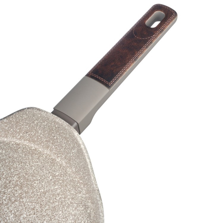 Сковорода блинная с антипригарным покрытием pfluon marble, 24*4,3 см Agness (902-117)