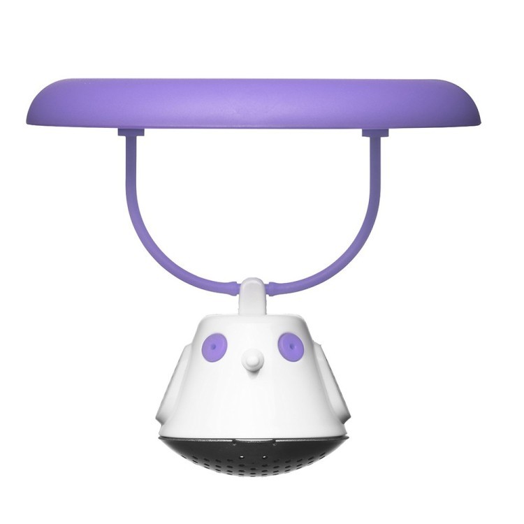 Емкость для заваривания чая с крышкой birdie swing фиолетовая (54968)