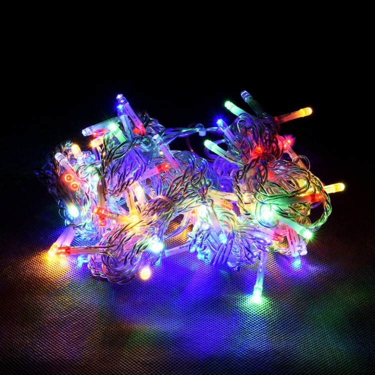 Уличная светодиодная гирлянда (мультиколор) Vegas Занавес 96 LED, 6 нитей, 1х2 м, 24V 55094 (64458) Уличная светодиодная гирлянда (мультиколор) Vegas Занавес 96 LED, 6 нитей, 1х2 м, 24V 55094 (64458)
