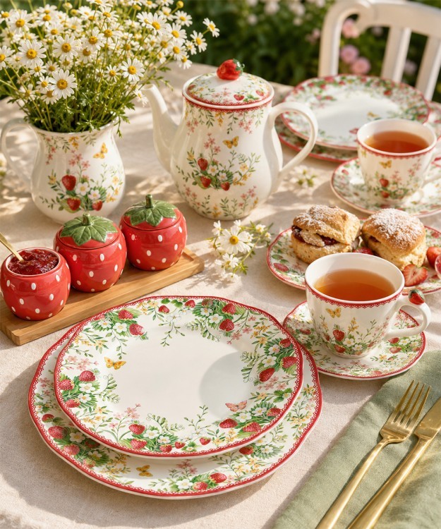 Банка для хранения jardin des fraises, D13х18 см (80381)