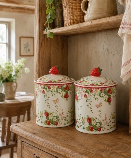 Банка для хранения jardin des fraises, D12,5х18 см (80381)