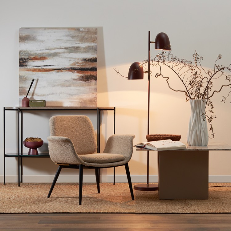 Столик кофейный mojo, 85х85 см, бежевый (76218)