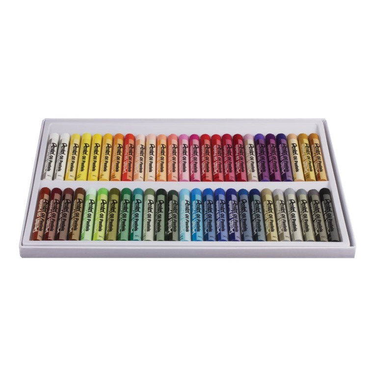 Пастель масляная художественная Pentel Oil Pastels 50 цветов круглое сечение PHN4-50/181304 (1) (64977)