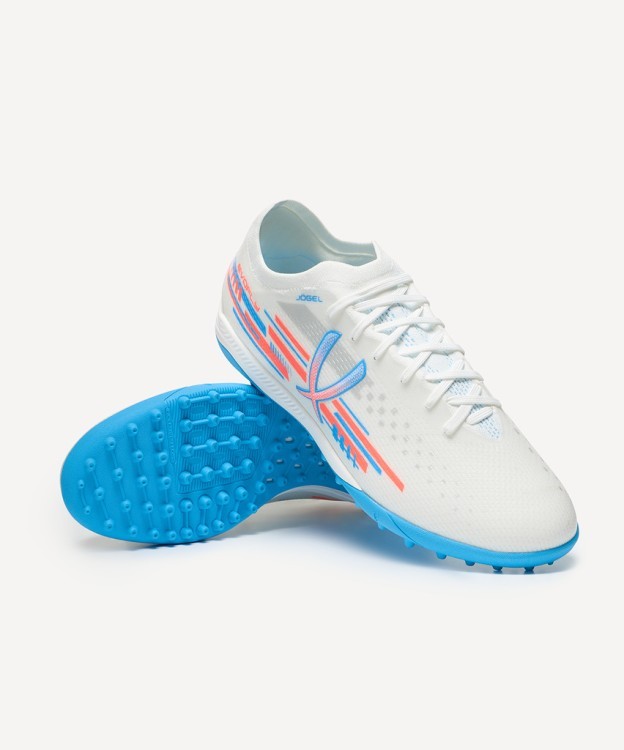 Бутсы многошиповые JOGEL Evofly TF PRO White/blue (2118019)