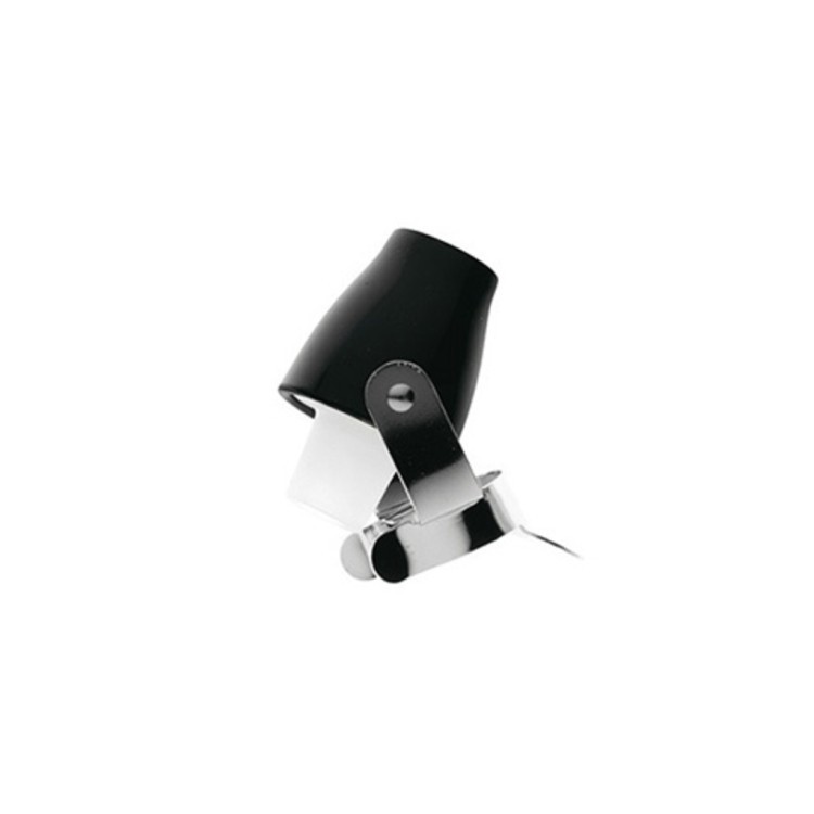 Заглушка для бутылки 1040, металл, clear/black, ITALESSE