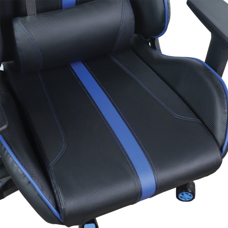 Кресло компьютерное Brabix GT Carbon GM-120 экокожа черно-синее 531930 (1) (71851) Кресло компьютерное Brabix GT Carbon GM-120 экокожа черно-синее 531930 (1) (71851)