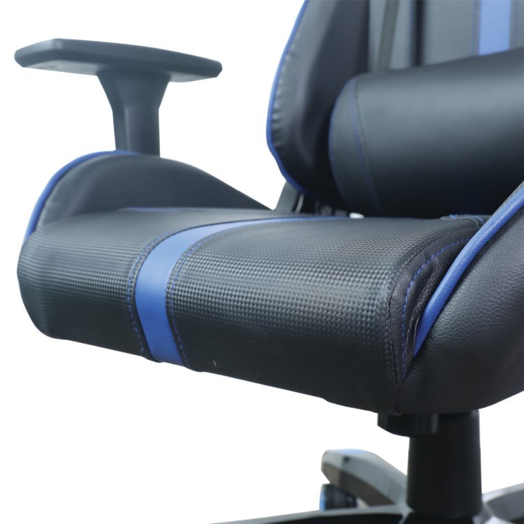 Кресло компьютерное Brabix GT Carbon GM-120 экокожа черно-синее 531930 (1) (71851) Кресло компьютерное Brabix GT Carbon GM-120 экокожа черно-синее 531930 (1) (71851)