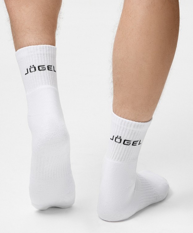 Носки средние JOGEL ESSENTIAL Mid Cushioned Socks, белый, 2 пары (1759250)