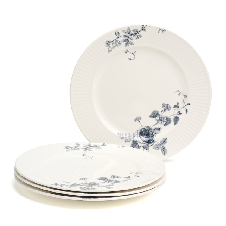 Набор тарелок закусочных lefard "blue garden" 4 шт. 20 см Lefard (191-347-1) Набор тарелок закусочных lefard "blue garden" 4 шт. 20 см Lefard (191-347-1)