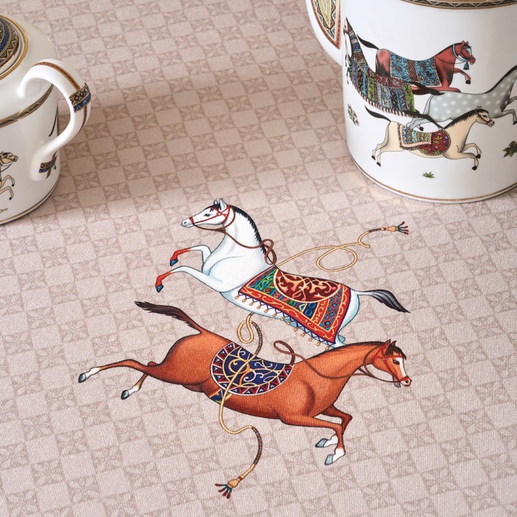 Скатерть круглая "passage" 190см ,капучино, 100% хлопок,твил,пропитка Lefard (850-760-25)