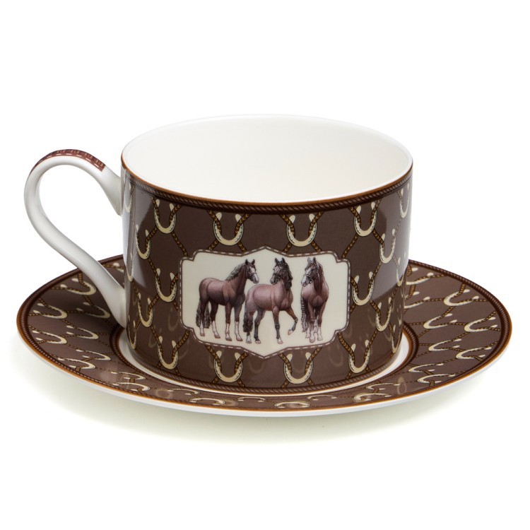 Чайный набор lefard "horse club" на 4 пер. 8 пр. 300 мл Lefard (590-729)