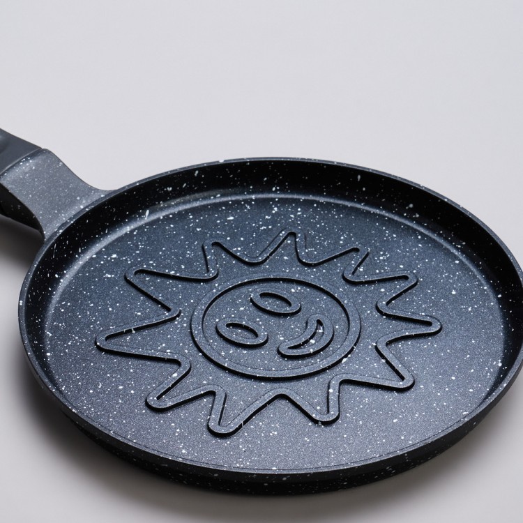 Сковорода agness "смайл" с антипригар.покрытием диаметр=18 см Agness (932-016)