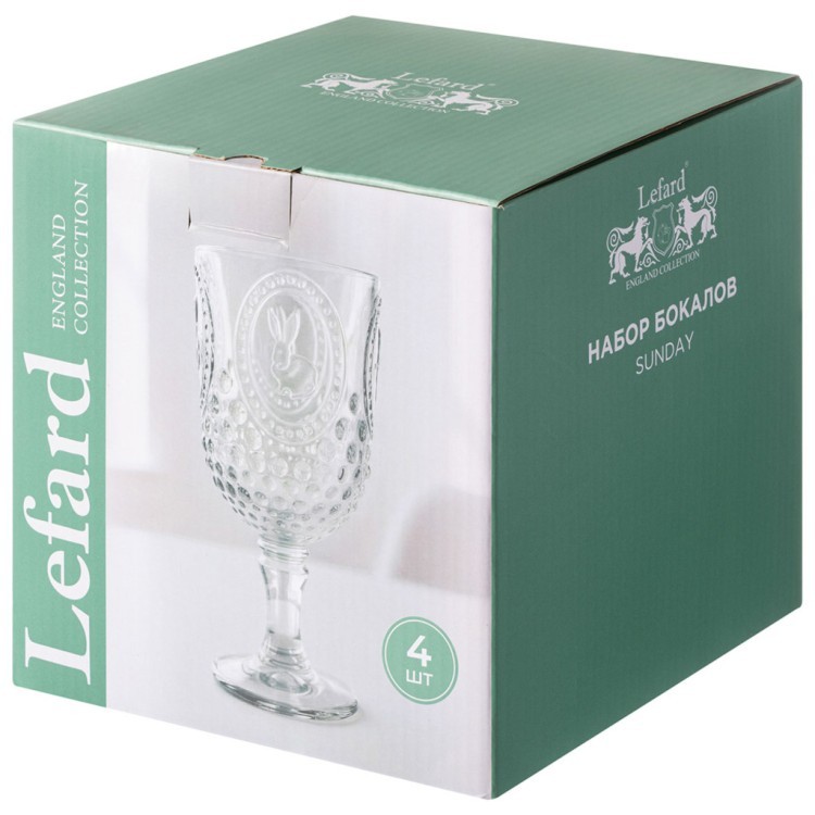 Набор бокалов для вина "sunday" 4 шт/280 мл Lefard (355-438)