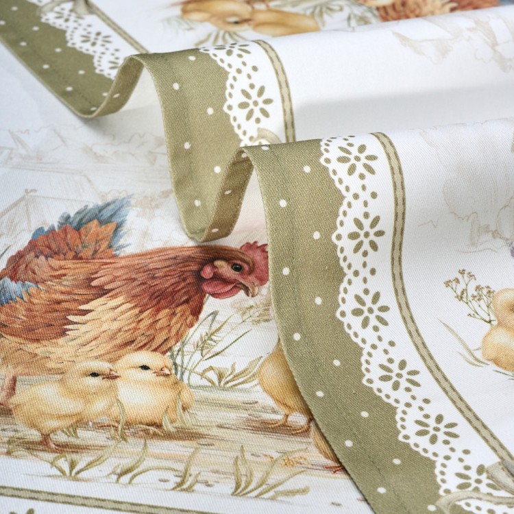 Набор полотенец 2 шт "золотая курочка" 40х60см, 100% хлопок, твил Lefard (850-767-61)