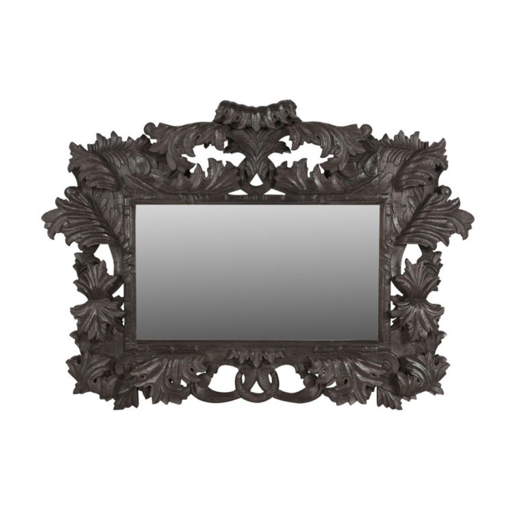 Зеркало PR45417R1, Массив манго, dark brown, ROOMERS FURNITURE
