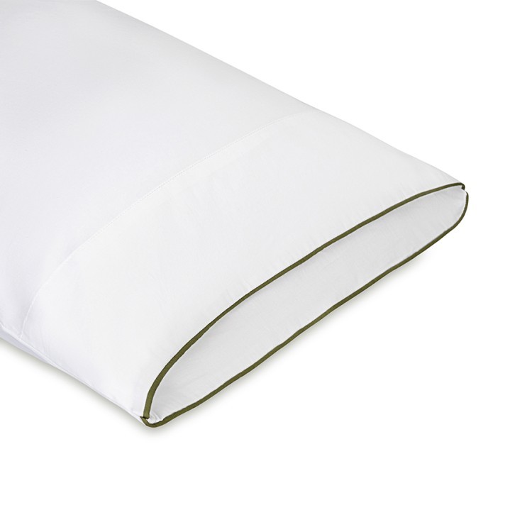 Комплект постельного белья из сатина из коллекции meditation, olive, 150х200 см (77725)