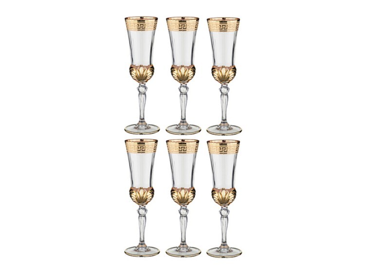 Набор бокалов для шампанского "аурея" из 6 шт 125 мл. Same Decorazione (103-307) 
