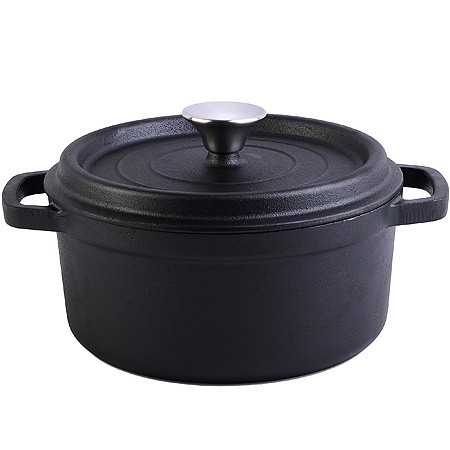 Кастрюля 2,9 л с крышкой 22 см чугун Mayer&Boch (31157)