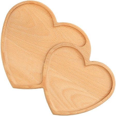 Менажница сердце 33*22 бук (40396772)