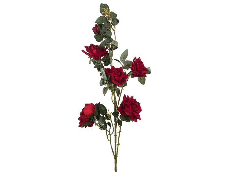 Цветок искусственный "роза" длина=86 см. (мал-40шт./кор=400шт.) Huajing Plastic (23-458)