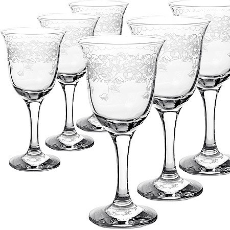 Набор 6-ти бокалов д/вина Флёр new 240 мл (MS863-07-01)