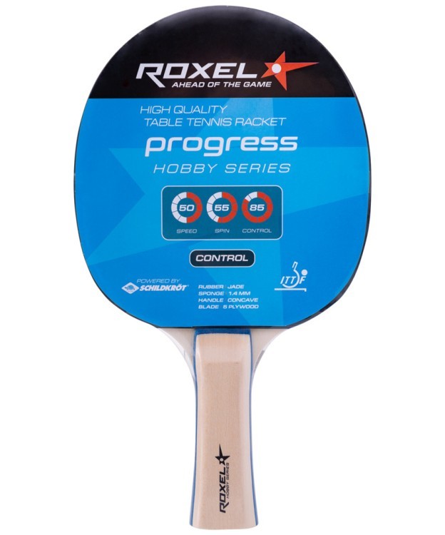 БЕЗ УПАКОВКИ Набор для настольного тенниса Roxel Hobby Progress, 2 ракетки, 3 мяча, сетка (2103042)