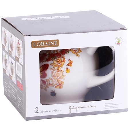 Заварочный чайник 950 мл РомантикаLR (30775)