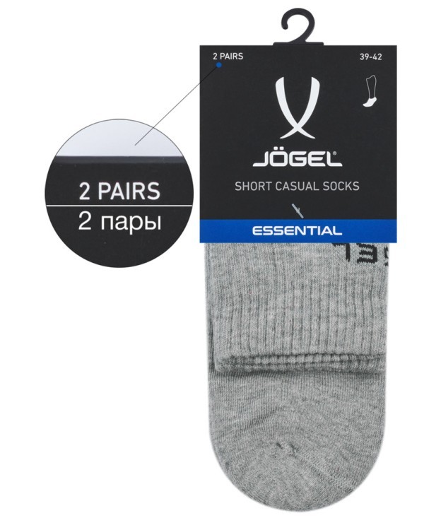 Носки средние JÖGEL ESSENTIAL Mid Cushioned Socks, меланжевый (1759255)