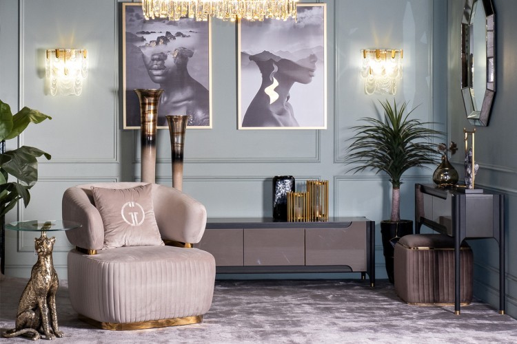 Кресло Glarus, велюр серый 90*88*86см (TT-00009826) Кресло Glarus, велюр серый 90*88*86см (TT-00009826)