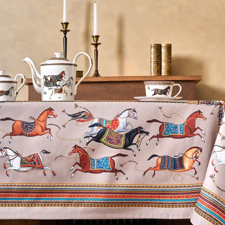 Скатерть "passage" 140х180см ,капучино, 100% хлопок с пропиткой,твил Lefard (850-760-2)