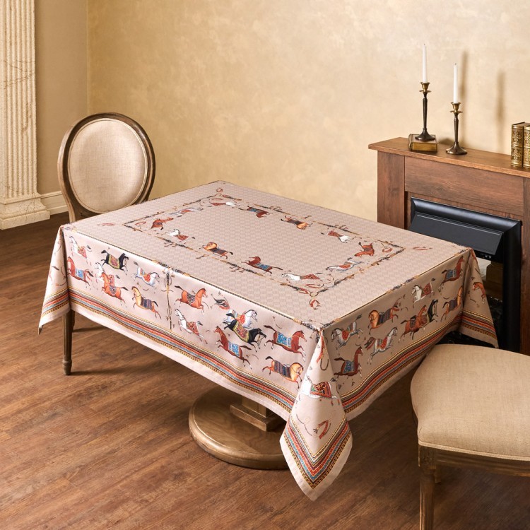 Скатерть "passage" 140х180см ,капучино, 100% хлопок с пропиткой,твил Lefard (850-760-2)