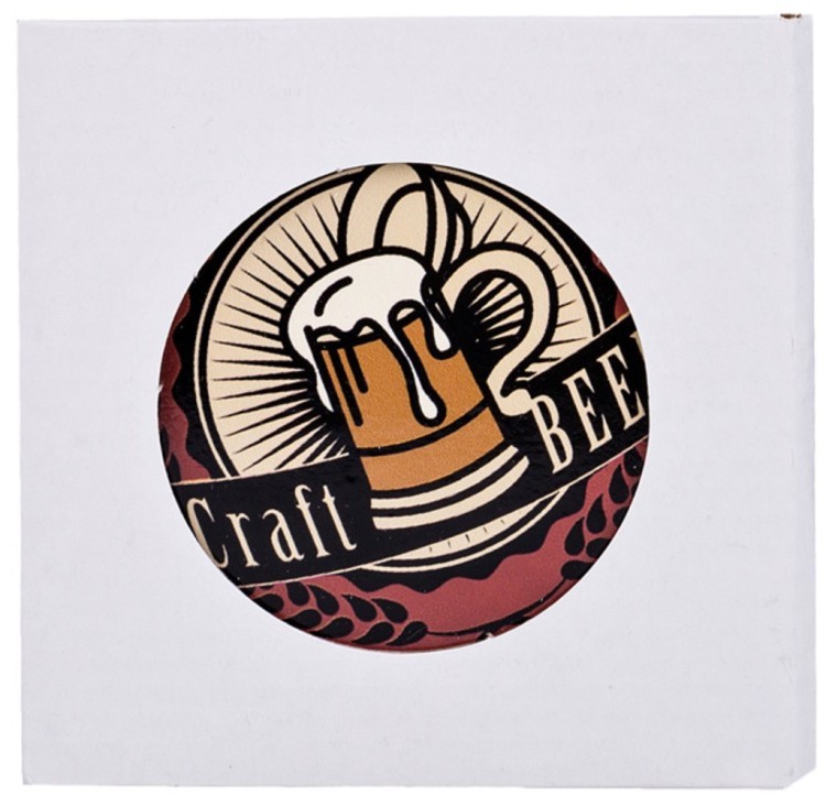 Подставка под пивную кружку "крафтовое пиво" 11 см Lefard (229-372)
