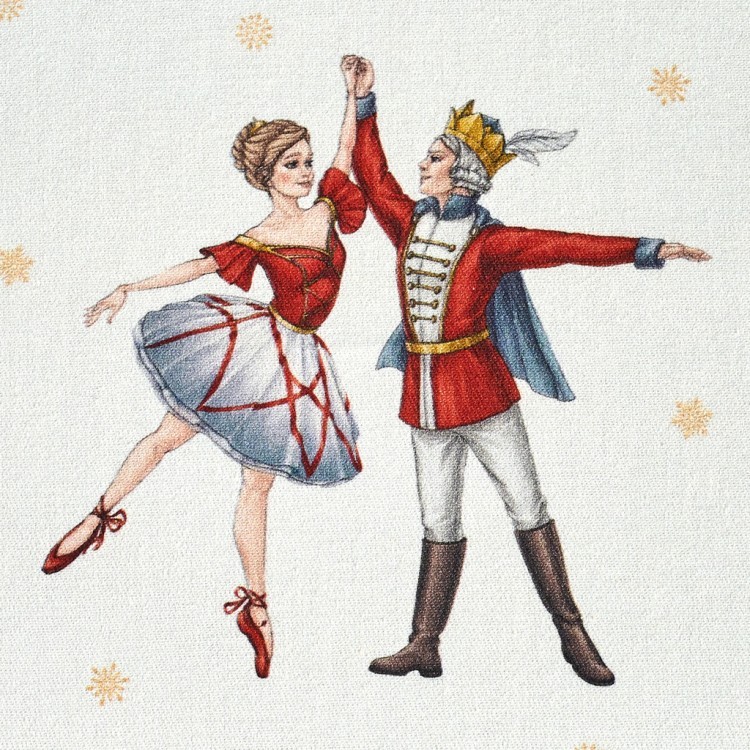 Скатерть "щелкунчик" 160х220см ,красный,100% хлопок,твил Lefard (850-762-21)