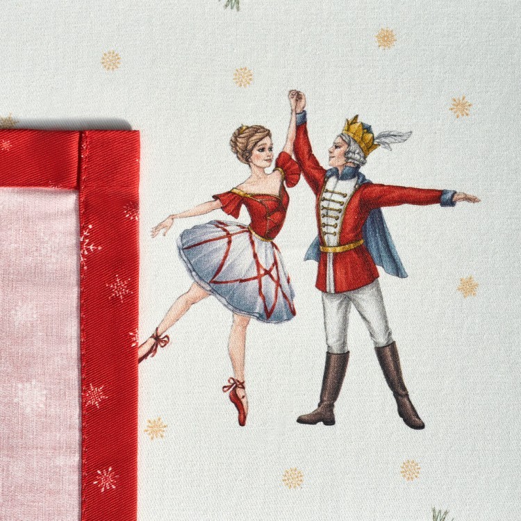 Скатерть "щелкунчик" 160х220см ,красный,100% хлопок,твил Lefard (850-762-21)