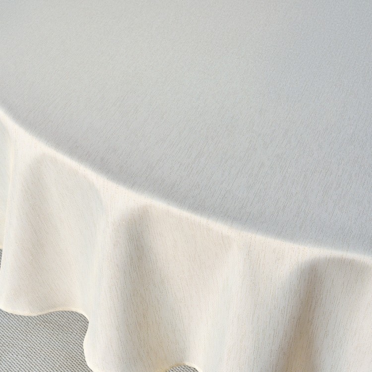 Скатерть  d220 cm круглая, "феерия. золото", цвет: бежевый, tm lefard, полиэстер 100% Lefard (986-003-26)