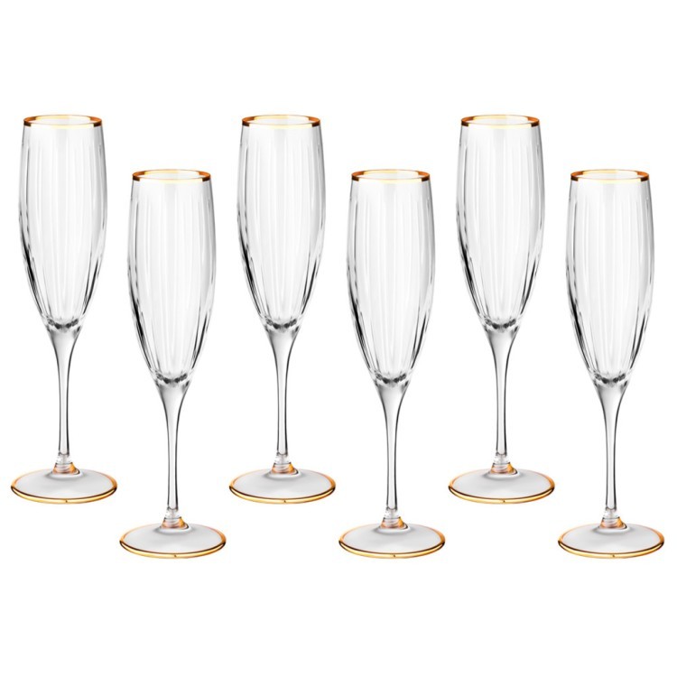 Набор бокалов для шампанского из 6 шт. 200 мл SAME (103-616)
