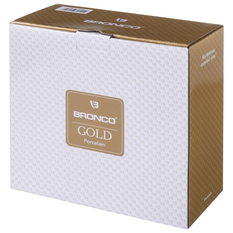 Салатник bronco "gold" 20*9 см 1200 мл Bronco (263-1399)