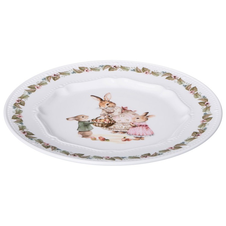 Тарелка закусочная lefard "rabbits family" 20,5 см Lefard (425-286)
