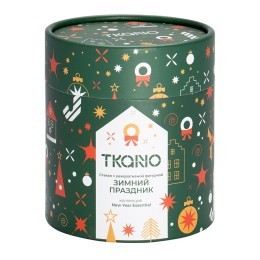 Стакан с декоративной фигуркой Зимний праздник из коллекции new year essential, 300 мл (81022)