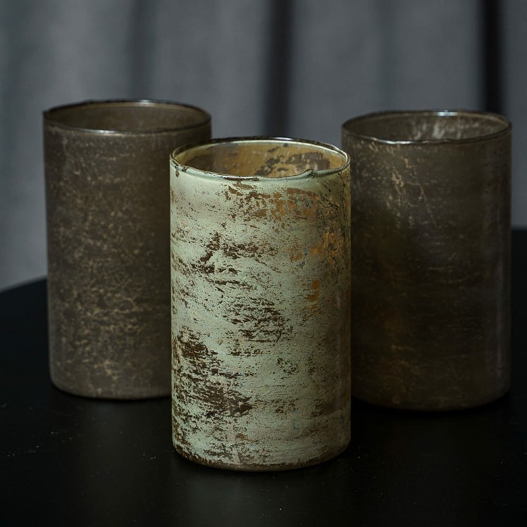 Подсвечник Ksa/5466, 13, стекло, Gold Green, ROOMERS FURNITURE