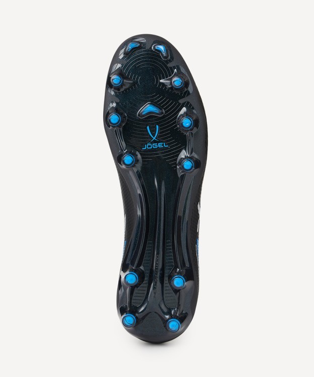Бутсы футбольные JÖGEL Evofly FG Pro Black/blue (2118466)