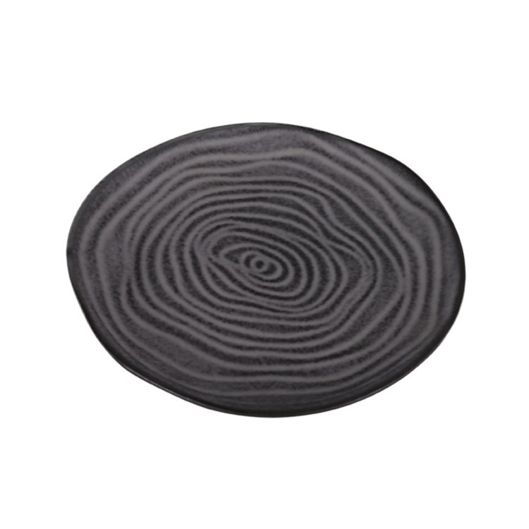 Тарелка E761-P-10198/10, 25.4, керамика, gray, ROOMERS TABLEWARE