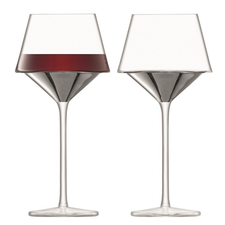 Набор из 2 бокалов для вина space 445 мл платина (62742)