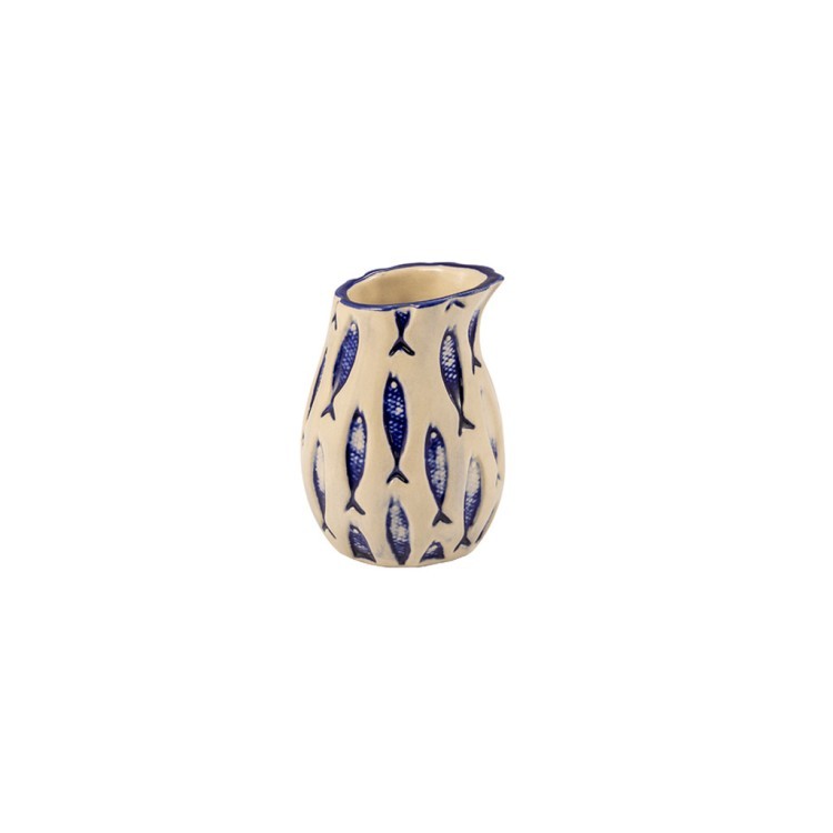 Молочник LTHA034BB494020, каменная керамика, beige, blue, LE COQ