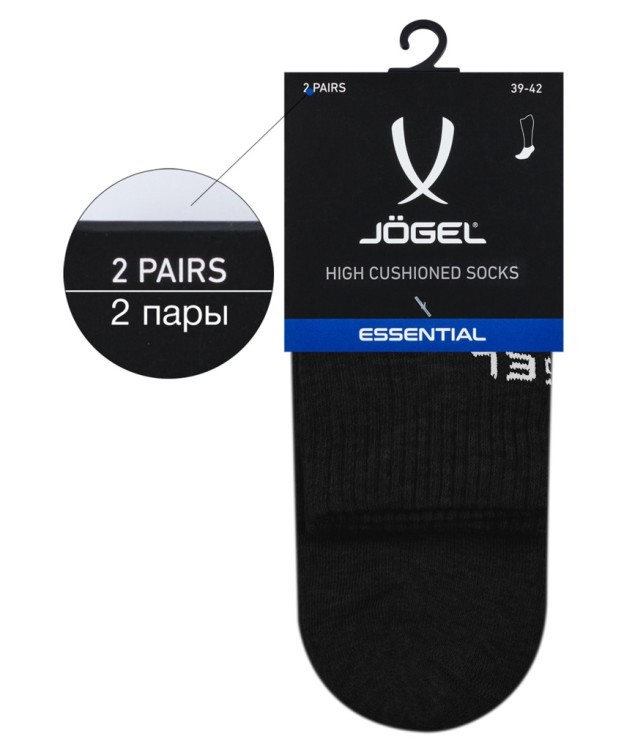 Носки высокие JÖGEL ESSENTIAL High Cushioned Socks, черный (1759228)