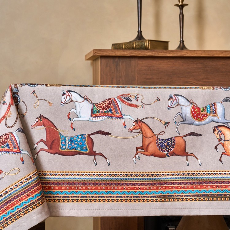 Скатерть "passage" 110х140см ,капучино,100% хлопок с пропиткой,твил Lefard (850-760-20)