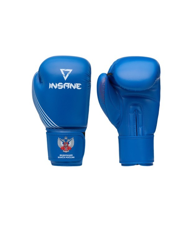 Перчатки боксерские INSANE RBF, синий, 12 oz (2127992)